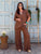 Marrakesh Mocha Pure Linen Co-Ord