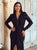 Léontine Floral Velvet Maxi Dress - Black