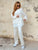 White Pinstripe Fusion Tracksuit