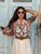 Espresso Coast Halter Dress