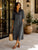 The Noire Soft-Touch Midi Dress - Bougie Collection
