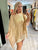 Gold Shimmer Summer Knit Poncho