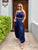 Navy Silky Jumpsuit
