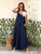 Navy Bloom Palazzo Jumpsuit