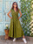 Olive Grove Wrap Maxi Dress