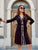 Mocha Monaco Elegance Shirt Dress