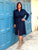 Navy Trench shirt Dress