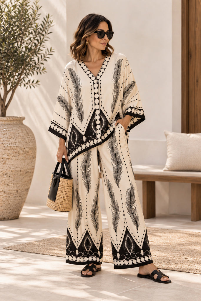 The Ivory Celeste Luxe Co-Ord- Luxe Collection