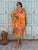 The Arancia Limone Silk Kaftan Dress