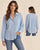 Éloise Textured Shirt - Blue - Bougie Collection