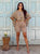 Cafe Soleil Co-ord - incl necklace & belt