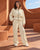 Valenne Drawstring Wide-Leg Tracksuit -  Cream