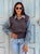 Éloane Jewel Denim & Knit Top