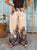 Mocha Tropicana Palazzo Trousers