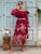 Maison Bordeaux Silk Maxi Dress