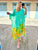 Acqua Sorrento Silk Kaftan Dress