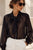 The Delphine Polka Dot Blouse - Black and White - Bougie Collection