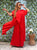 Rouge Cascade Silk Satin Co-ord