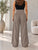 The Maëlle High-Waisted Palazzo Joggers - Taupe