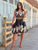 Midnight Jardin Toucana Swing Dress