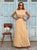 Sable Élan Luxe Belted Maxi Dress - Bougie Collection