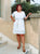White Lace Crochet Dress