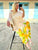Cream Sorrento Silk Kaftan Dress