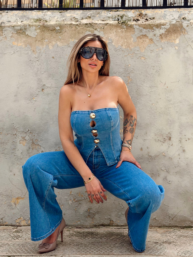 Capri Statement Denim Co-ord