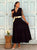 The Black Elara Tiered Maxi Dress. Love my Body