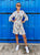 Black Vine Shirt Dress