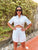 White Embroidered Co-ord