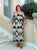 Baroque Off shoulder Viscose Dress