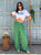 Matcha Breeze Viscose Balloon Trousers