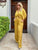 Mustard Gold Silky Set