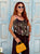 Mocha Meadow Silk Embroidered Co-Ord