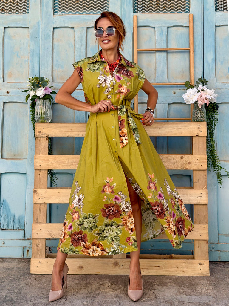 Verde Isabella Shirt Dress