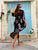 Noir Marrakech Gold Embroidered Dress - Love my Body