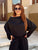 Black Luxe Drape Co-Ord Set