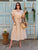 Dolce Vita Sand Pure Linen & Crochet Dress
