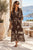 The Choco Cristiana Toile Luxe Maxi Shirt Dress - Luxe Collection
