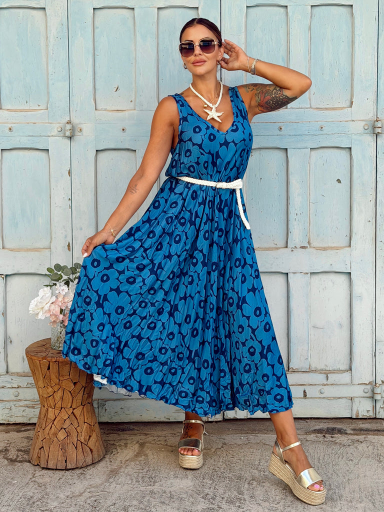 Azura Bloom Viscose Maxi Dress