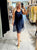 Navy Silk dress
