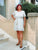Beige Lace Crochet Dress