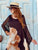 Moka Fleur Pure Silk Kaftan