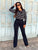 The Vendôme Navy Trousers - Bougie Collection