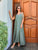 Olive Back Beaded Dress