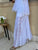 Santorini Moonlight Silk & Lace Palazzo Set