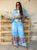 Bleu Bellagio Pure Silk Co-Ord