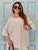 La Viscose Knit Set - Beige