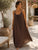 The Isadora Pure Silk Sequins Strap Maxi